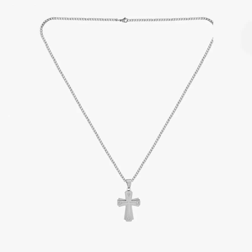 AMERICAN EXCHANGE cross necklace & bracelet/2pcs set
